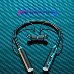 The Bluetooth wireless headphone hanging neck sports two ears inear ultralong standby battery life 240510