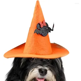 Dog Apparel Halloween Pet Witch Hat Funny Costume Party Headdress Holiday Cosplay Headwear