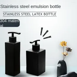 Liquid Soap Dispenser El Bathroom Stainless Steel 304 Matte Black Storage Bottle Portable Shower Gel Shampoo Lotion