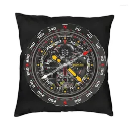 Pillow RM 25-01 Tourbillon Adventure Watch Face Cover 45x45 Home Decor Printing Compass Throw For Living Room Two Side