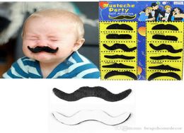 12pcsset Halloween Party Costume Fake Moustache Moustache Funny Fake Beard Whisker Party Costume for Adult Kids Toys DBC BH31076638016