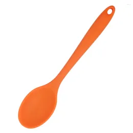 Spoons Safety Material Grade Can Be Sterilized Rounded Easy To Grasp Comfortable Wash Silicone High Temperature Resistance