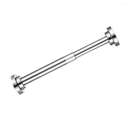 Shower Curtains Curtain Rod Hole-free Nonporous Door Pole Wardrobe Stainless Steel