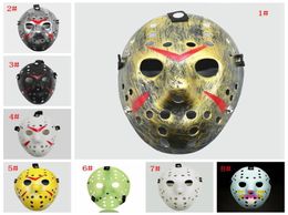 Masquerade Masks Jason Voorhees Mask Friday the 13th Horror Movie Hockey Mask Scary Halloween Costume Cosplay Plastic Party Masks 4678535