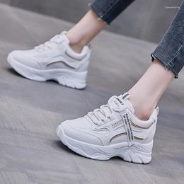 Casual Shoes Sneakers For Women 2024 Fashion All-match Platform Tennis Female Inner Height Running Zapatos De Mujer