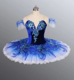 Professional Ballet Tutu Swan Lake Pancake Tutu Dress Girl Child Ballerina Stage Performance Ballet Dance Costume For Kid Adult 240510