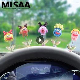 Decorative Figurines Cross-border Unique Eye-catching Playful Must Have Creative Need Weird Car Dashboard Decorations Trend Sausage Monster