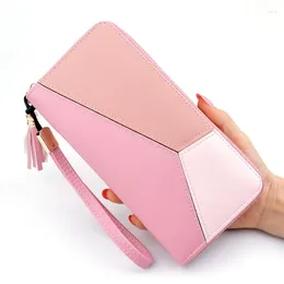 Wallets Fashion Women Brand Long Wallet Purse PU Leather Clutch Pouch For Female Tassel Design Card Holder Pack Mujer