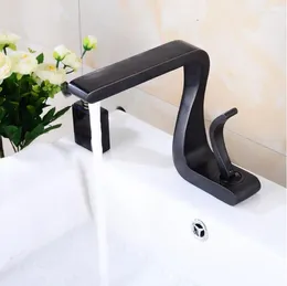 Bathroom Sink Faucets Arrival High Quality Unique Design Basin Faucet Brass ORB Finished Single Level