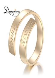 Custom Name Ring Personalised Letter Ring Gold Dainty Initial Wrap Gepersonaliseerde Ring Gift for Her Etsy Supplier5035992