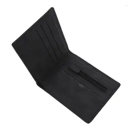 Wallets Mens Foldable Short Wallet PU Leather Coin Pocket Change Slim Mini Purse Holder Carrying Thin