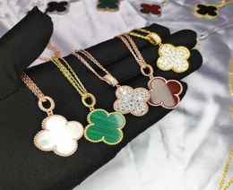 FlowerShaped Zircon Gold Colour Fashion New Pendant Ladies Necklace Temperament Creative Wild Luxury Generous Sweater Chain Clavic8728005