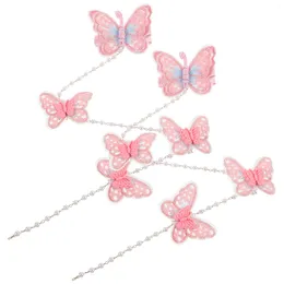 Bandanas 2 Pcs Children's Butterfly Hair Clip Hairpins Accessories For Girls Alloy Women Claw