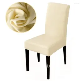 Chair Covers Stretch Solid Colour Cover Spandex Fabric Seat For Restaurant El Party Banquet Slipcovers Home Decoration