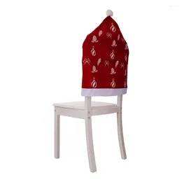 Chair Covers Seat Cover Creative Printing Non-woven Fabric Christmas Table Year Gifts Ornament For Wedding Engagement