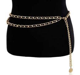 Fashion Women Waistband Designer Womens Dress Chain Belt Pearl Fringe Thin Waist Chains Waist Rope Chain Metal Belt Suit Shirt Acc4905448