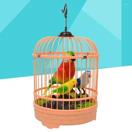 Other Bird Supplies Repeating Parrot Toy Sound Activation Birdcage Toys Inductive Kids Chirping Birds