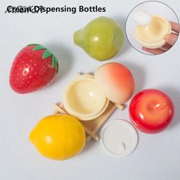 Storage Bottles 30g Fruit Makeup Jar Cosmetic Sample Empty Container Small Refillable Plastic Round Lid Eyeshadow Cream Travel Pot