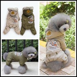 Dog Apparel Winter Warm Iocomotive Driver Clothing Puppy Vest Cool Jacket Chihuahua Doggy Pet Costume Coat For Small Medium Dogs