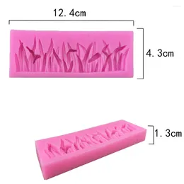 Baking Moulds Food Grade Grass Silicone Mould 3d Cake Decorating Fondant Mould Pastry Tool