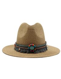 Fashion Panama Hats For Women men 7 Colours Jazz Fedoras Cooling Sun Hats Summer Breathable Elegant Ladies Party Hat Whole C03049029459684