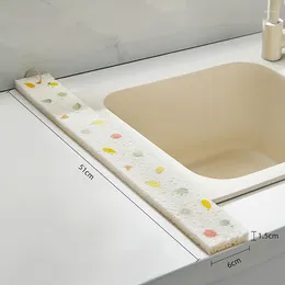 Kitchen Faucets Sink Splash Guard Sponge Adjustable Dish Drying Mat Bathroom Water Catcher Absorbent Countertop Protector