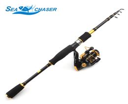 1836m Spinning rod Telescopic Rod and 12BB Reel Set and Fishing Rod of 99 Carbon lure fishing Combo De Pesca 6035255