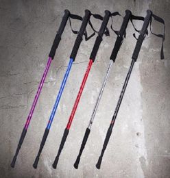 Adjustable Aluminium Alloy Metal Folding Cane Walking Sticks Adjustable Height And Non Slip Rubber Base Walking Stick 2145388