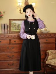 Casual Dresses Adies Japanese Streetwearmaxi Es For Women Rsvppap Officials Store W4M The French Retro Design Makes Two Look Slim Dress