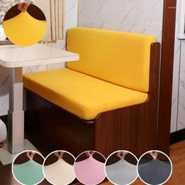 Chair Covers 2Pcs/Set Polar Fleece RV Cover Elastic Spandex Dining Sofa Cushion Camping Car Bench Slipcover Furniture Protection