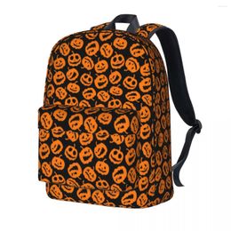 Backpack Halloween Pumpkin Sport Backpacks Male Style High School Bags Colourful Large Rucksack