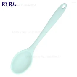 Spoons Soft High Temperature Resistance Can Be Sterilized Easy To Grasp Rounded Anti-slip Safety Material Kitchen Set Grade Spoon