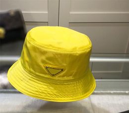 Men Women Designer Bucket Fashion Summer Triangle Caps s Mens Outdoor Fitted Fedora Hat Nylon Casquette Baseball Cap4215623