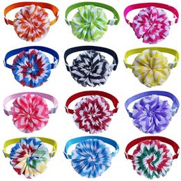 Dog Apparel 50/100pcs Dogs Pets Accessories Bow Ties Flower Pet Cat Bowties/Ties For Small Tie Grooming Supplies