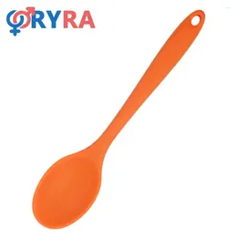 Spoons Easy To Wash High Temperature Resistance Grade Grasp Security Comfortable Silicone Soft Spoon