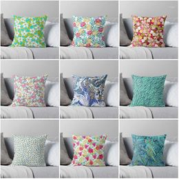 Pillow Decorative Home Case Covers Autumn 45X45 Nordic Plant Flower 40x40cm 50x50 Modern Living Room Sofa 60 Morocco