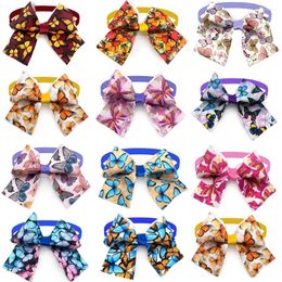 Dog Apparel 50pcs Animal Style Bowtie Supplies Butterfly Bow Ties Accessories Dogs Cat Pets Grooming Products