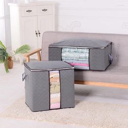 Storage Bags Non-Woven Bag Finishing Clothes Quilt Moving Luggage Packing Super-Capacity Moisture-Proof