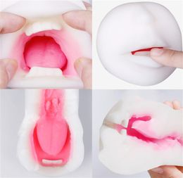 MizzZee Sex Toys For Man Realistic Mouth With Tongue Teeth Male Masturbators Oral Sex Blow Job Pocket Pussies Adult Sex Products q4404881