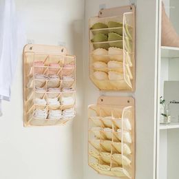 Storage Bags Underwear Bra Bag Foldable Home Closet Organizer Wardrobe Clear Hanging Tie Scarf Socks Dormitory