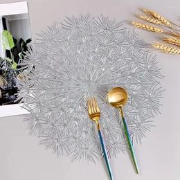Table Mats Placemats Elegant Tablemats Dandelion Flower Shape Place For Kitchen Dining Holiday Wedding Christmas