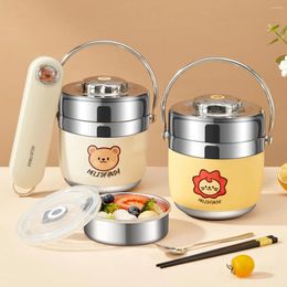 Dinnerware WORTHBUY Portable Vaccum Insulated Lunch Box 316 Stainless Steel Thermal Container Large Capacity Jar Soup Cup