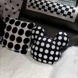 Pillow Cute Kawaii 45X50cm Dots Creative Room Decor Office Chair Sofa Seat Tatami Decoration Bed S Gift