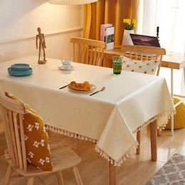 Table Cloth The 2024 Tablecloths Waterproof And Chilli Oil Rectangle Household Indoor Cloth_Kng240