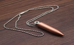 Creative Wolf Warrior Bullet necklace HY668 kerosene lighter metal outdoor waterproof portable ten thousand matches whole2212722