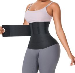 Black Waist Trainer Shaperwear Belts Women Slimming Tummy Wrap Belt Resistance Bands Body Shaper Control Strap9969238