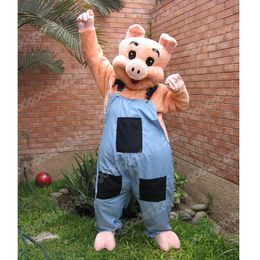 Cute PIG Mascot Costumes Christmas Cartoon Character Outfit Suit Character Carnival Xmas Halloween Adults Size Birthday Party Outdoor Outfit