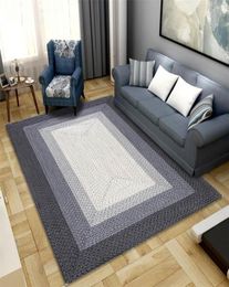 Postmodern Style Carpets Nordic Living Room Large Carpet Grey Light Luxury Home Thick Art Area Rug for Bedroom Sofa Floor Mat 20122235354