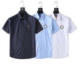 Designer T-shirt Casual Shirt Men's jacquard letters Italian men's Paris fashion short sleeve luxury shirt A7