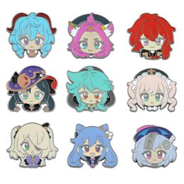 Genshin Impact Cute Anime Movies Games Hard Enamel Pins Collect Metal Cartoon Brooch Backpack Hat Bag Collar Lapel Badges Women Fashion Jewelry S60518